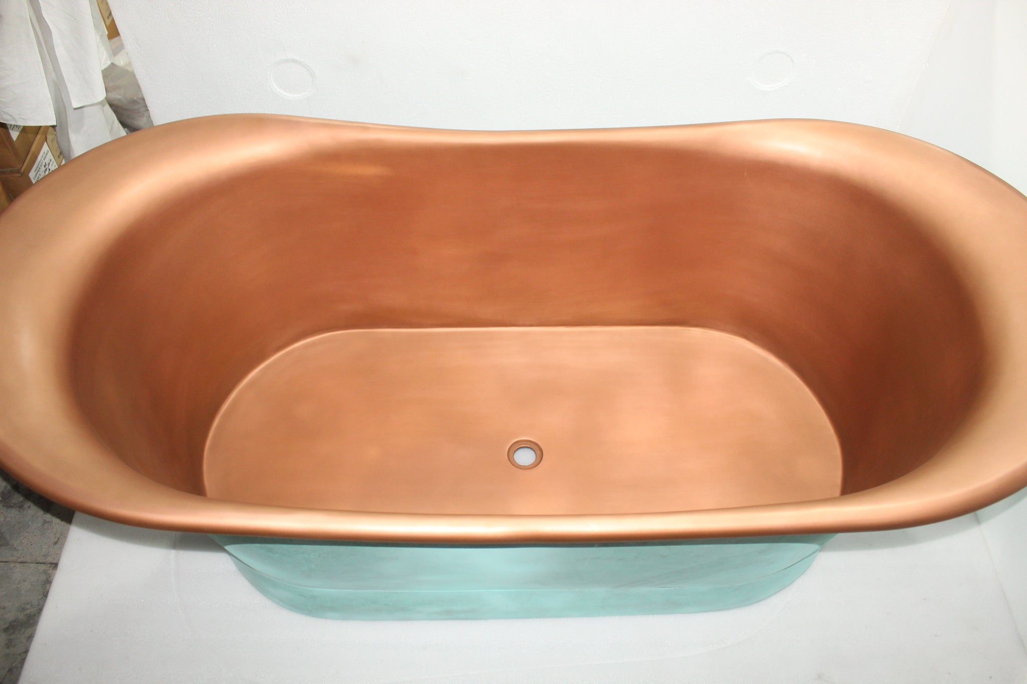 Lacquered Verdigris Copper, Double Slipper 1700mm - CB5007-D67