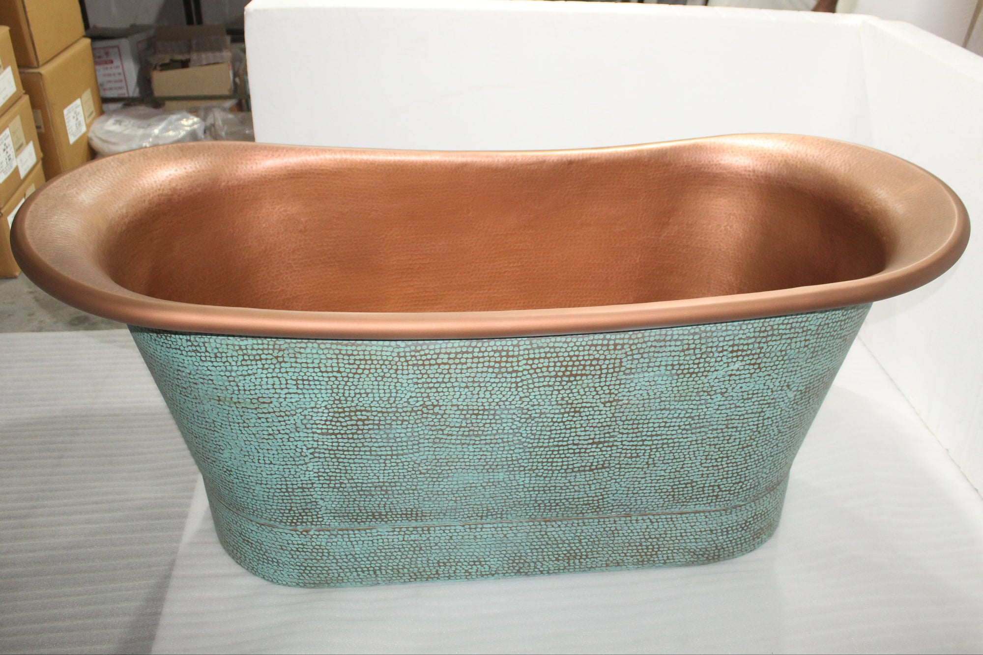 Hammered Verdigris, Double Slipper 1700mm - CB5018-D67