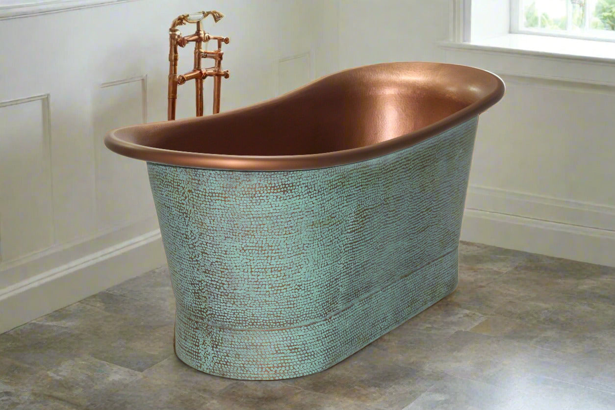 Hammered Verdigris, Double Slipper 1700mm - CB5018-D67