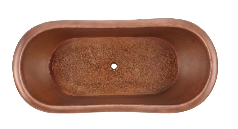 Old Hammered Copper, Double Slipper 1700mm - CB5033-D67