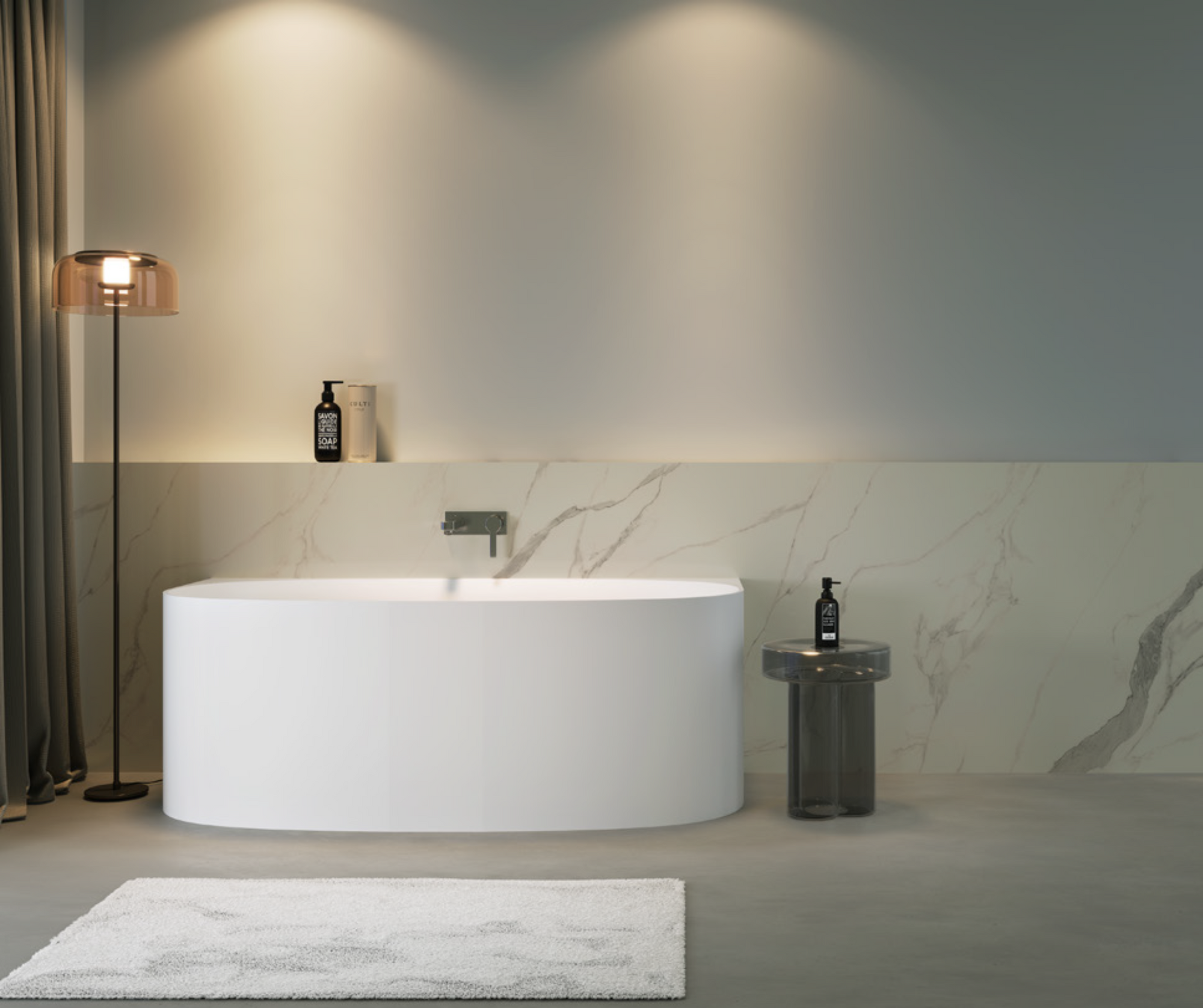 Alvina back-to-wall 1600mm - Ov-8031 1600