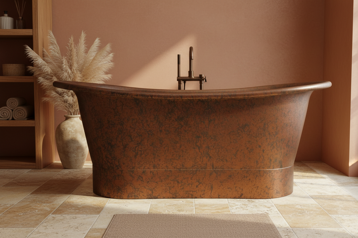 The Copper Bath Tub - Stonebaths Australia