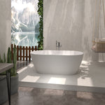 Bayley Classic Oval Bath - 1700mm - Matte White