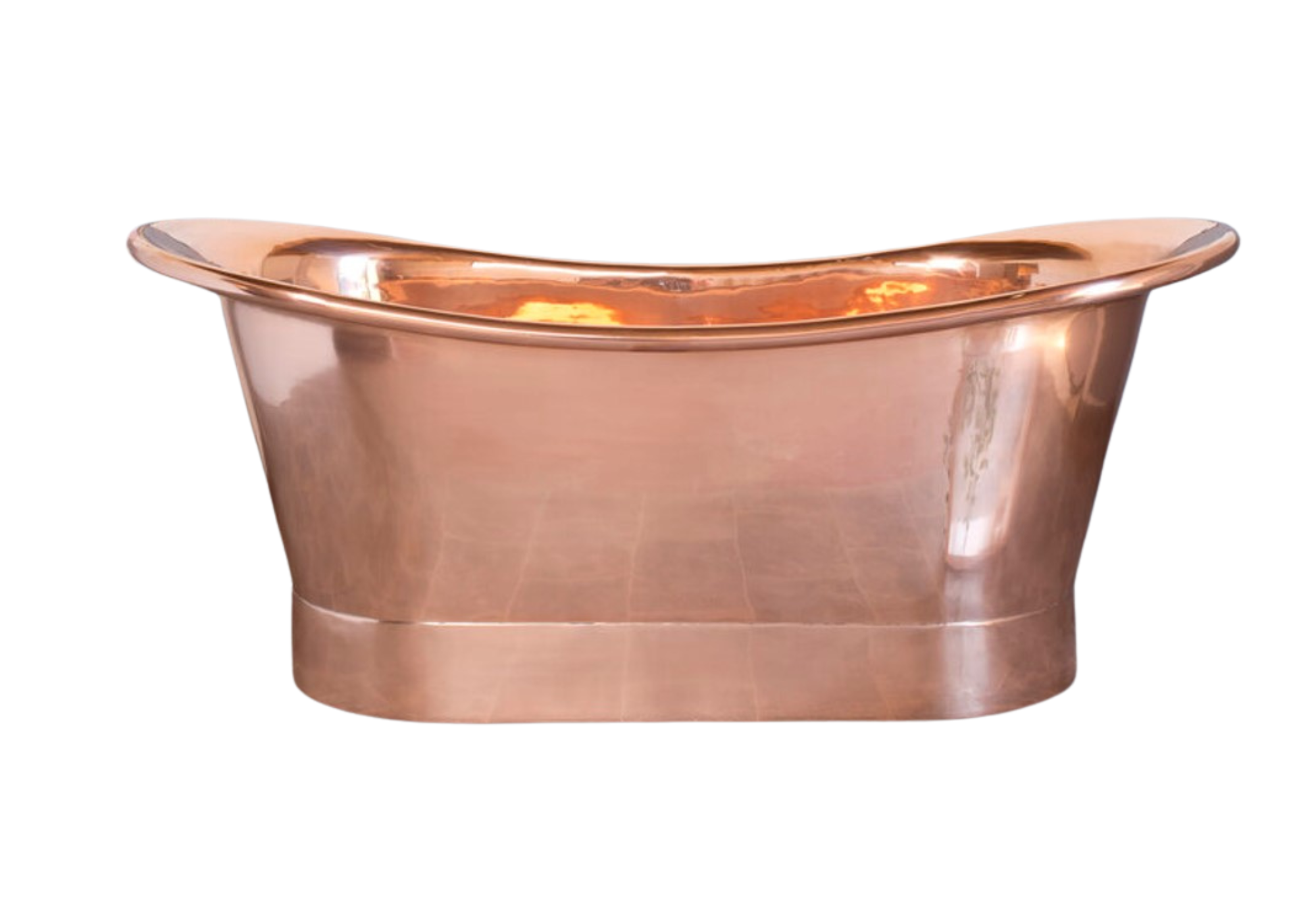 The Copper Bath Tub - Kahali Copper Double Slipper Smooth 1700mm - CB5021-D67