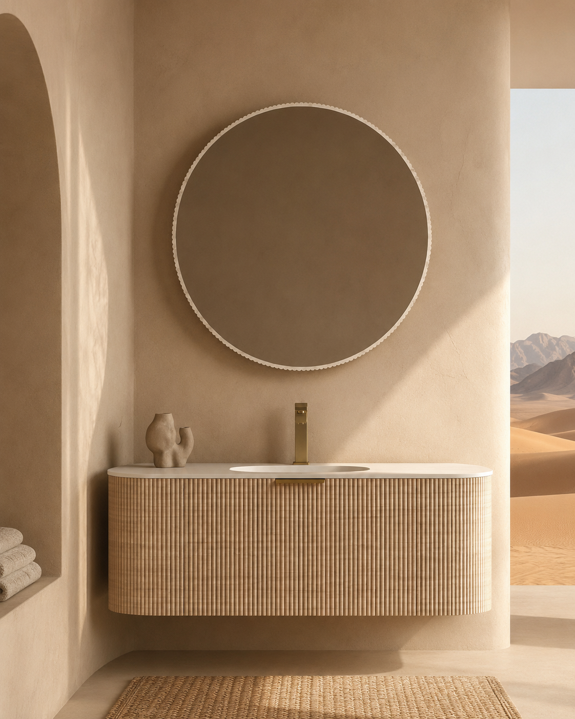 Desert Rock Oasis Mirror 