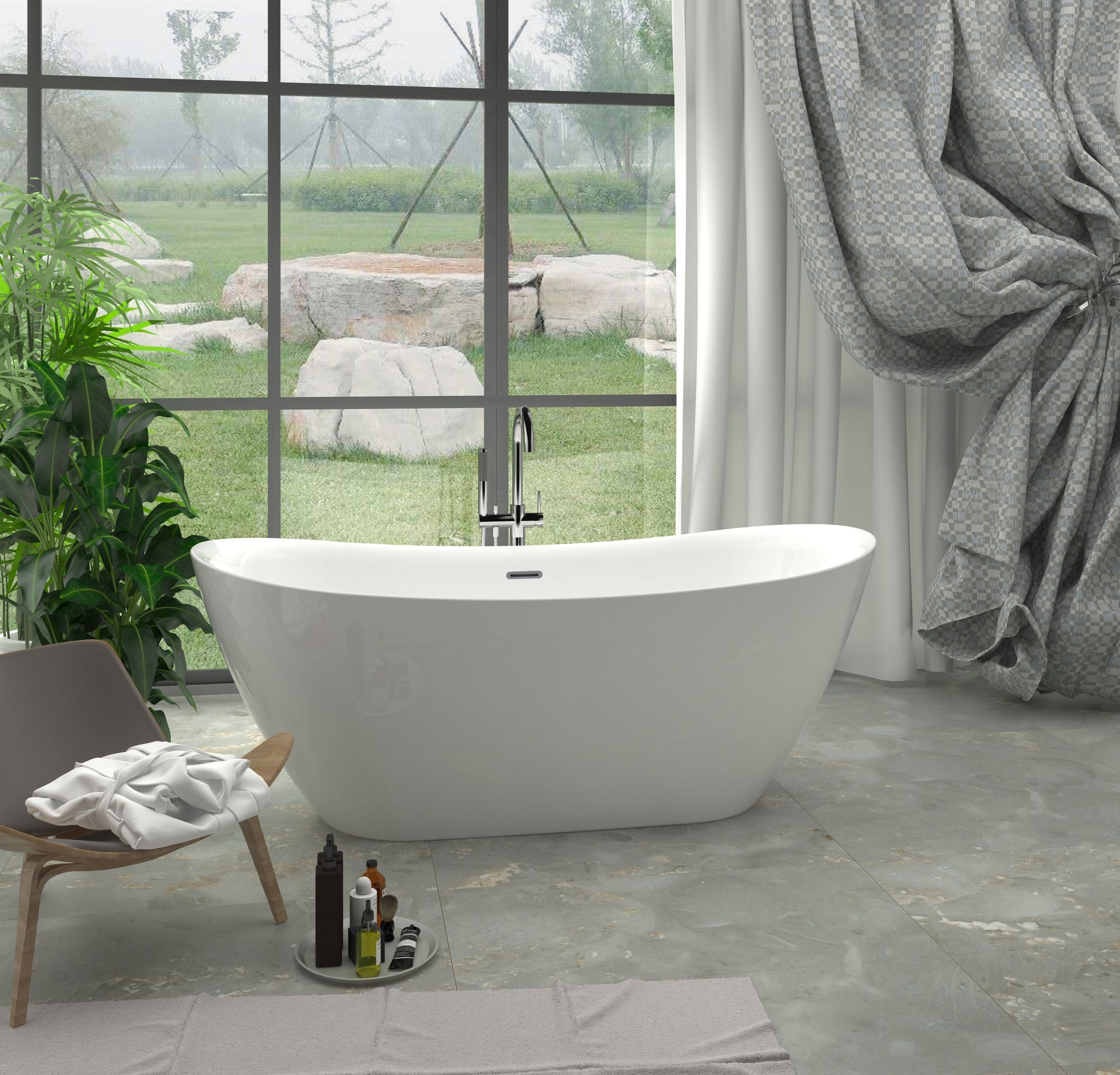 Goldfield 1500/1600/1700 - Freestanding Acrylic Bath