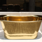 The Copper Bath Tub - Krishna Polished Brass Double Slipper 1700mm - CB5009-D67