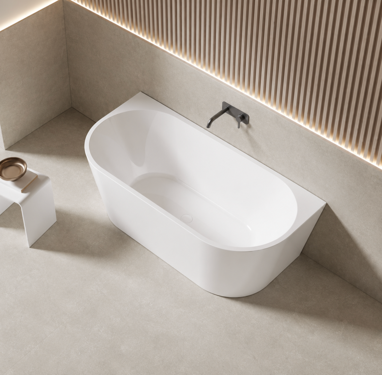 Kaha Acrylic Bathtub - 1500mm 