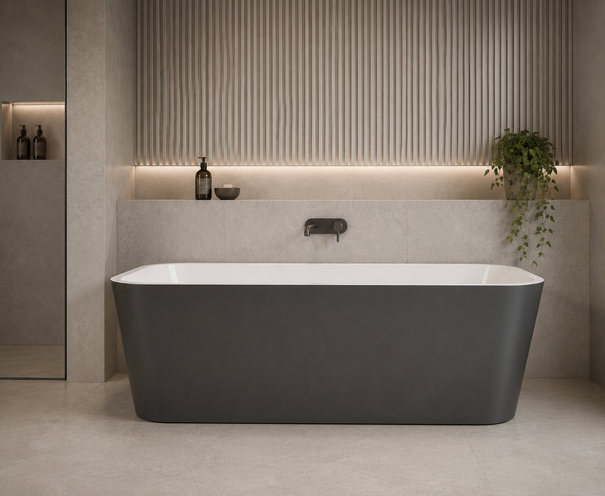 Kaha Acrylic Bathtub - 1700mm