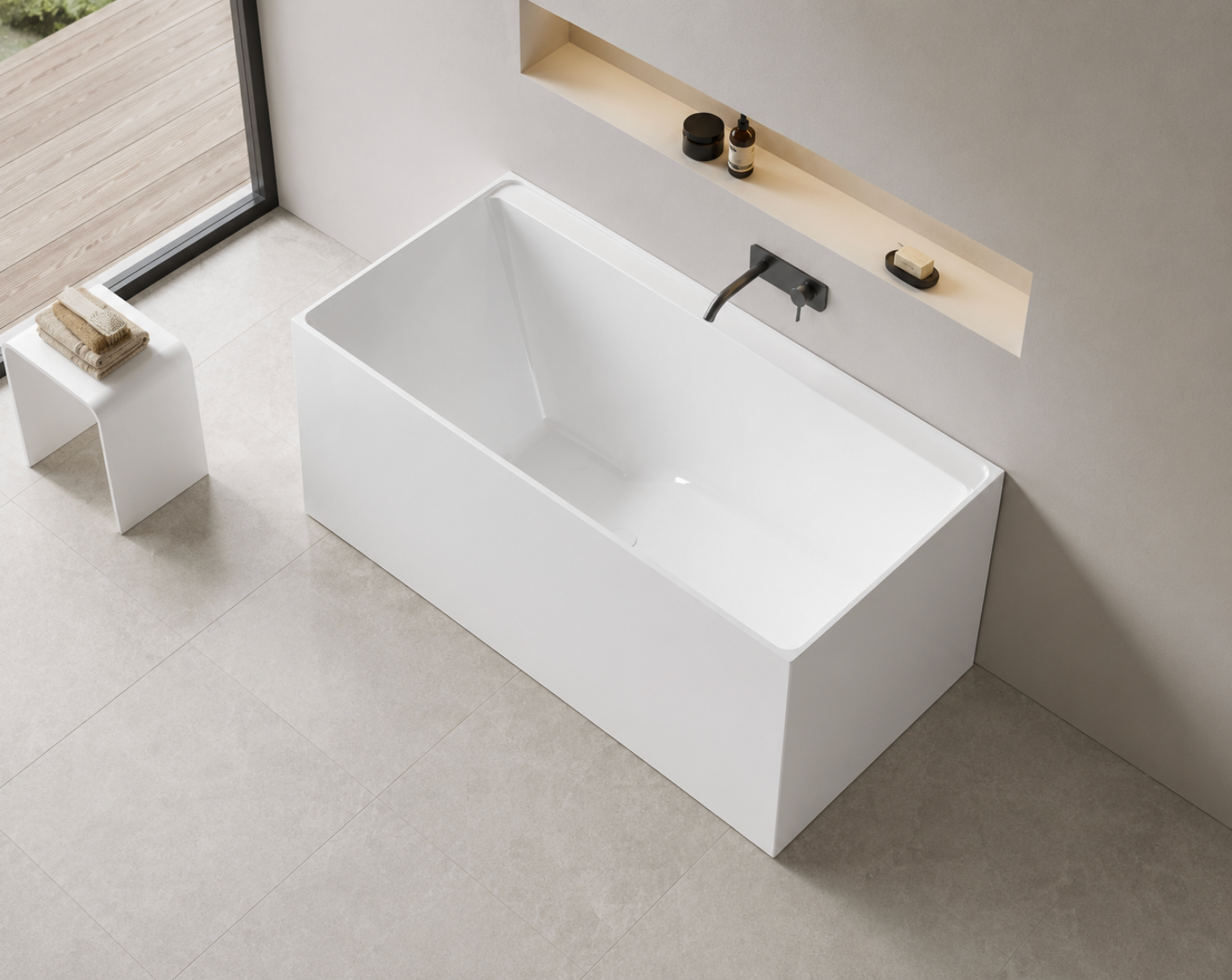 Kaha Acrylic Bathtub - 1300mm 