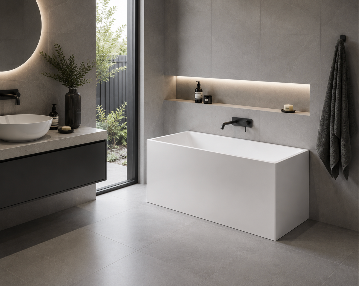 Kaha Acrylic Bathtub - 1400mm