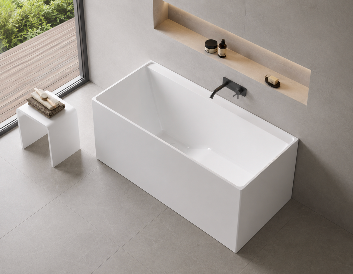 Kaha Acrylic Bathtub - 1400mm