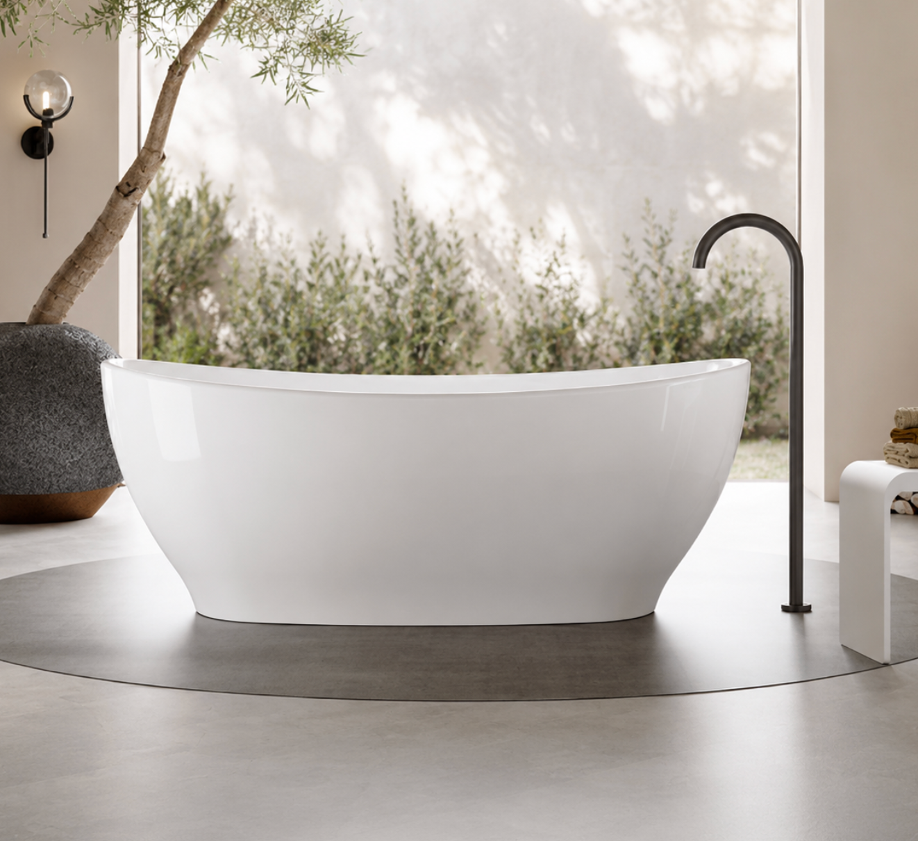 Kaha Acrylic Bathtub - 1700mm