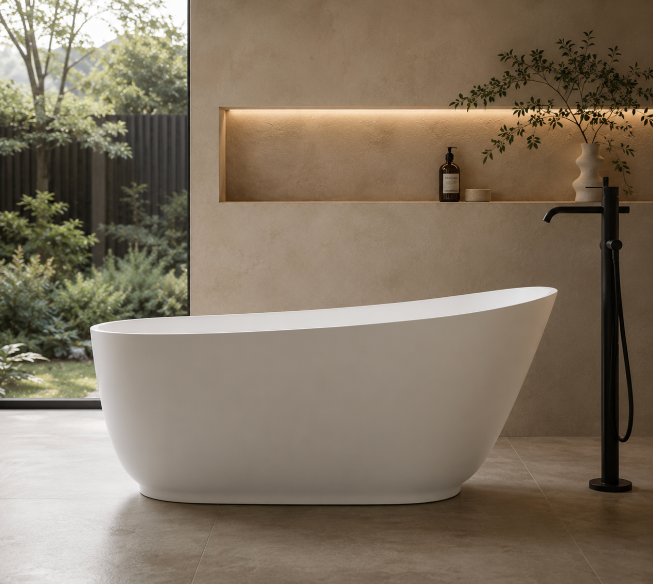 Kaha Stonebaths Bathtub - 1500mm