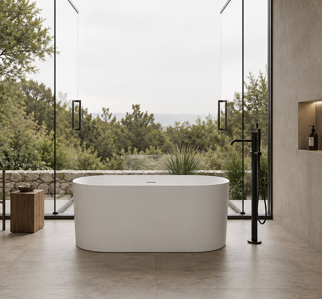 Kaha Stonebaths Bathtub - 1700mm