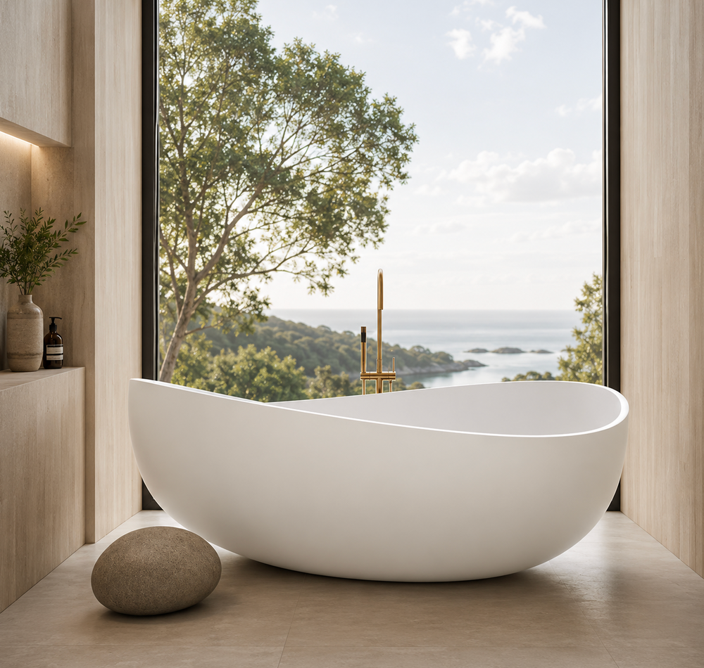 Kaha Stonebaths Bathtub - 1800mm 