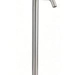 Lennox Marine Grade 316L Stainless Steel. Modern Outdoor bath filler. Available in Brushed Gun Metal, and Brushed Gold. Toka tapware. Stonebaths.