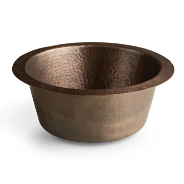 Copper Basin Round 305mm Side View