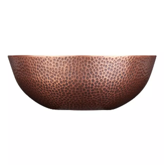 Casalina Copper Basin Round 368mm Side View