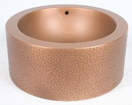 Over-Counter Round Copper Basin 406mm 