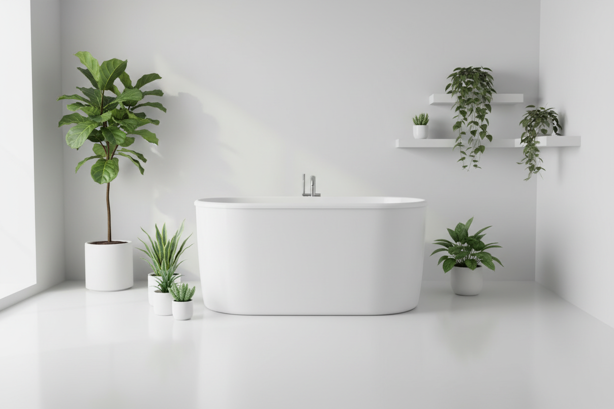 Ovola 1400mm Japanese Soak Tub - OV1021