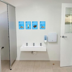 Ramp Junior 100 900mm installed by Stennett Builders. Early Learning Centre. The Ramp Basin Collection, Stonebaths.