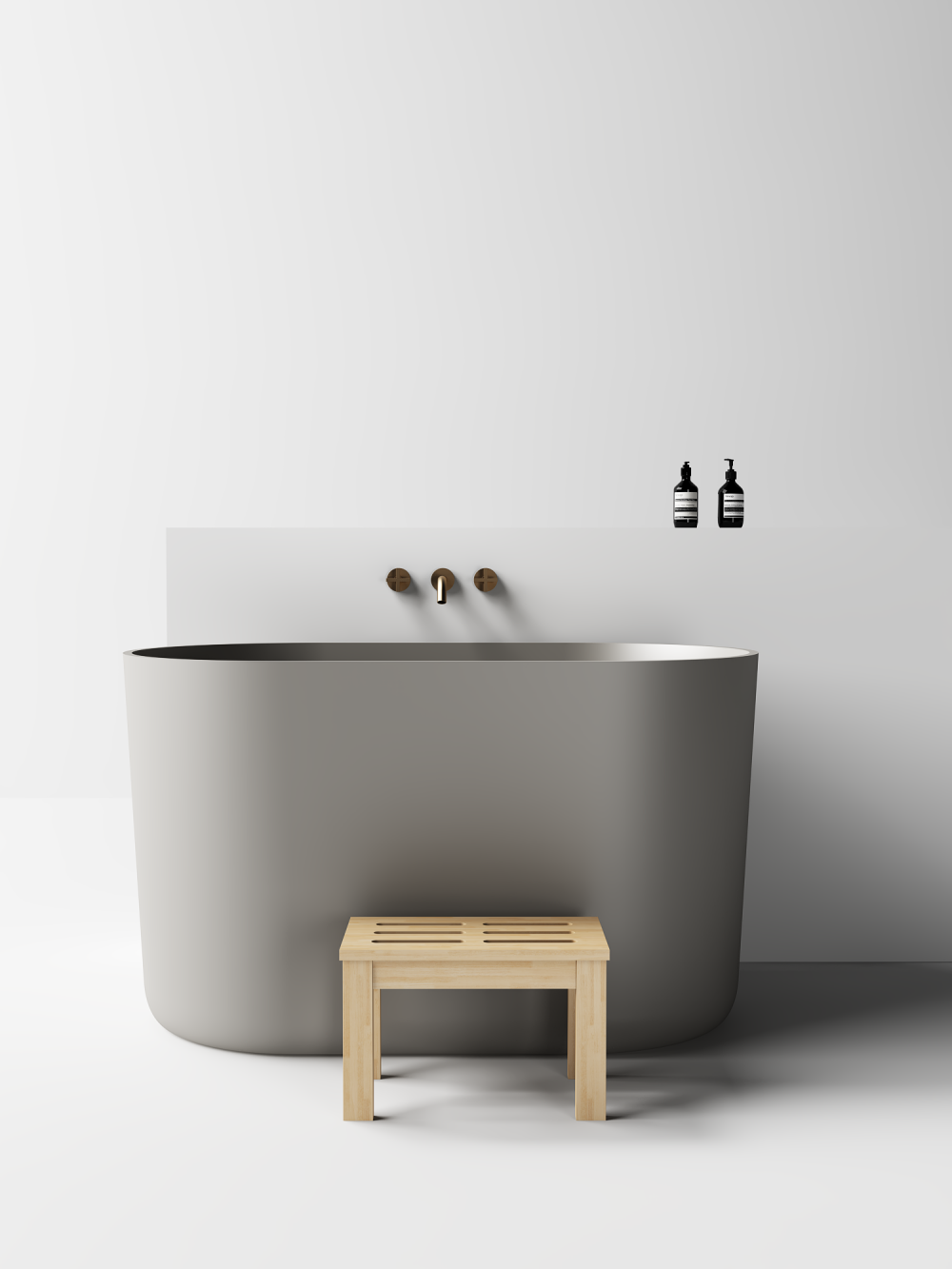 Toka Lite Seren - Japanese Stone Bath - 1300mm - ST93