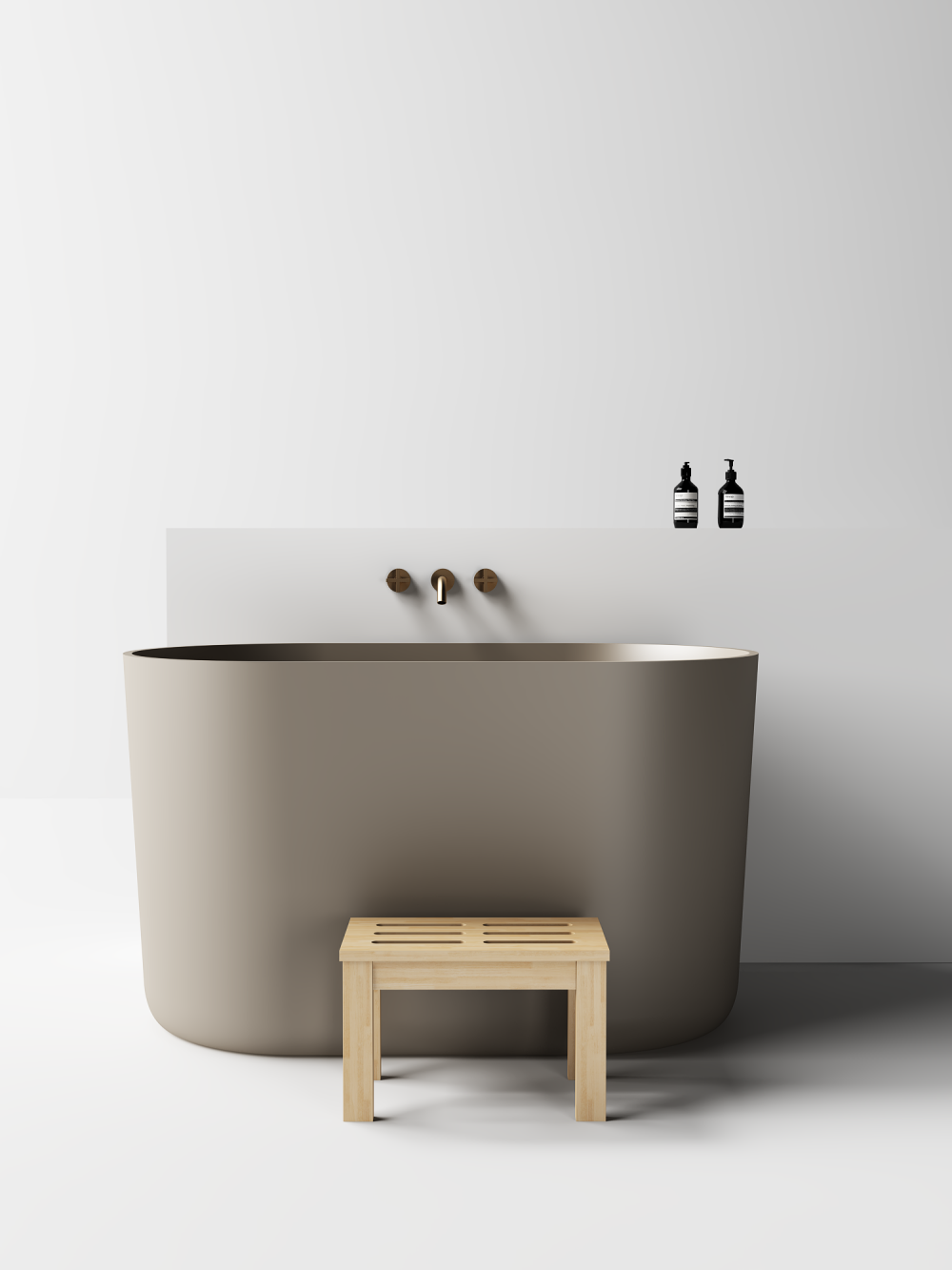 Toka Lite Seren - Japanese Stone Bath - 1300mm - ST93