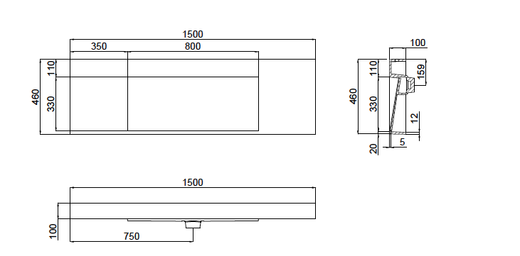 The Ramp Basin - Ramp C100-b 1500 Middle