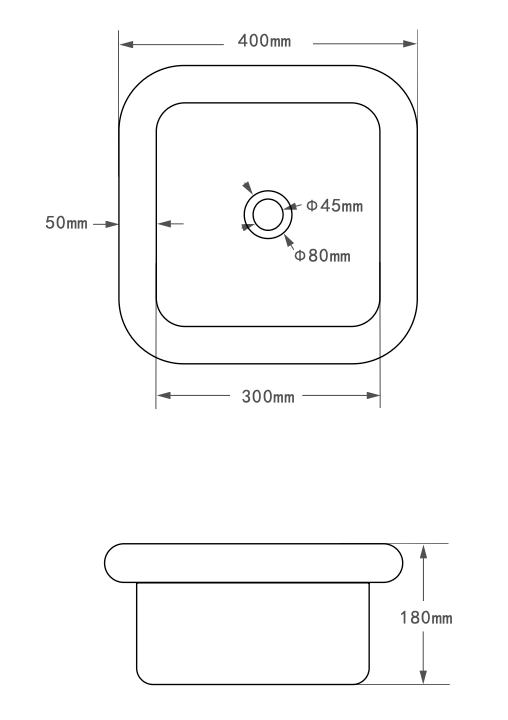Billy Tub MC1407-C 400mm