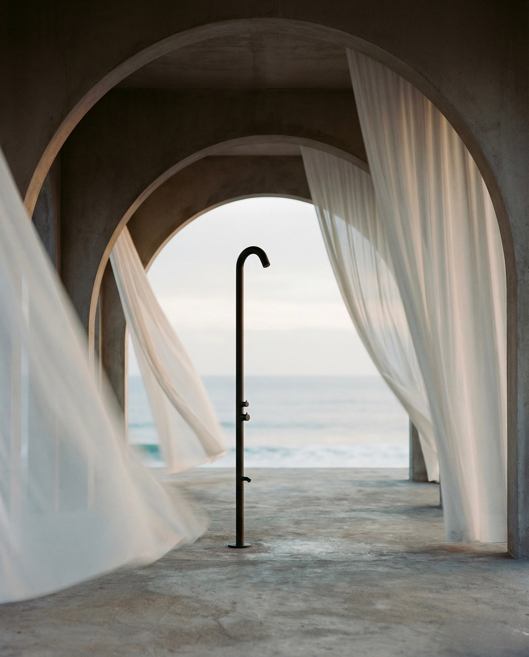 Stent Rd Outdoor Shower Column - A1002
