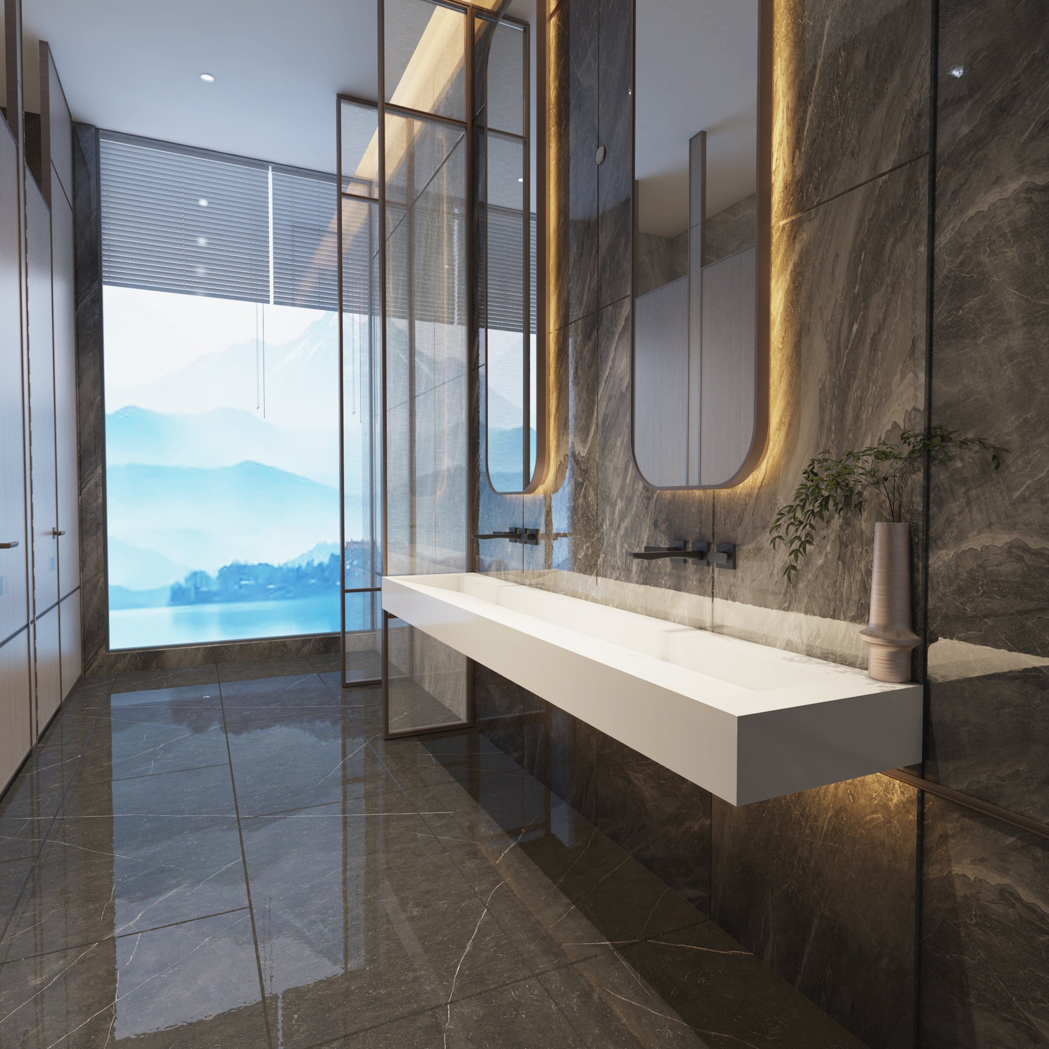 Ramp Basin Collection - Stonebaths Australia