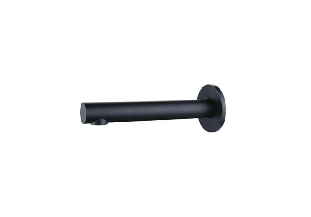 Straight Bath Spout - Matte Black Finish - SPOUT16