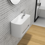 Gia Powder room wall hung stone basin - G38714-1