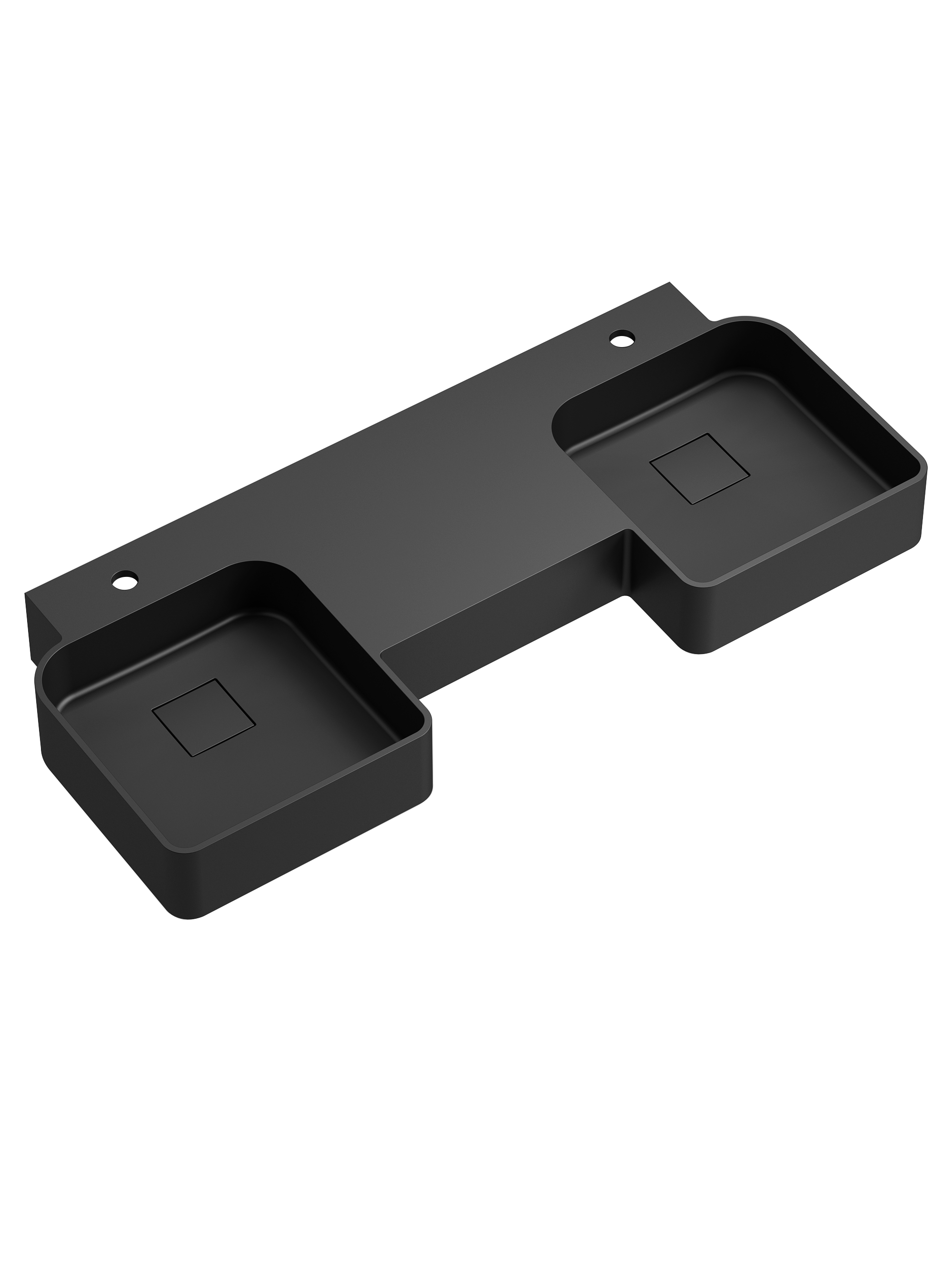 Toka Lite Double Wall Mounted Basin - 1200mm - WM03-1200