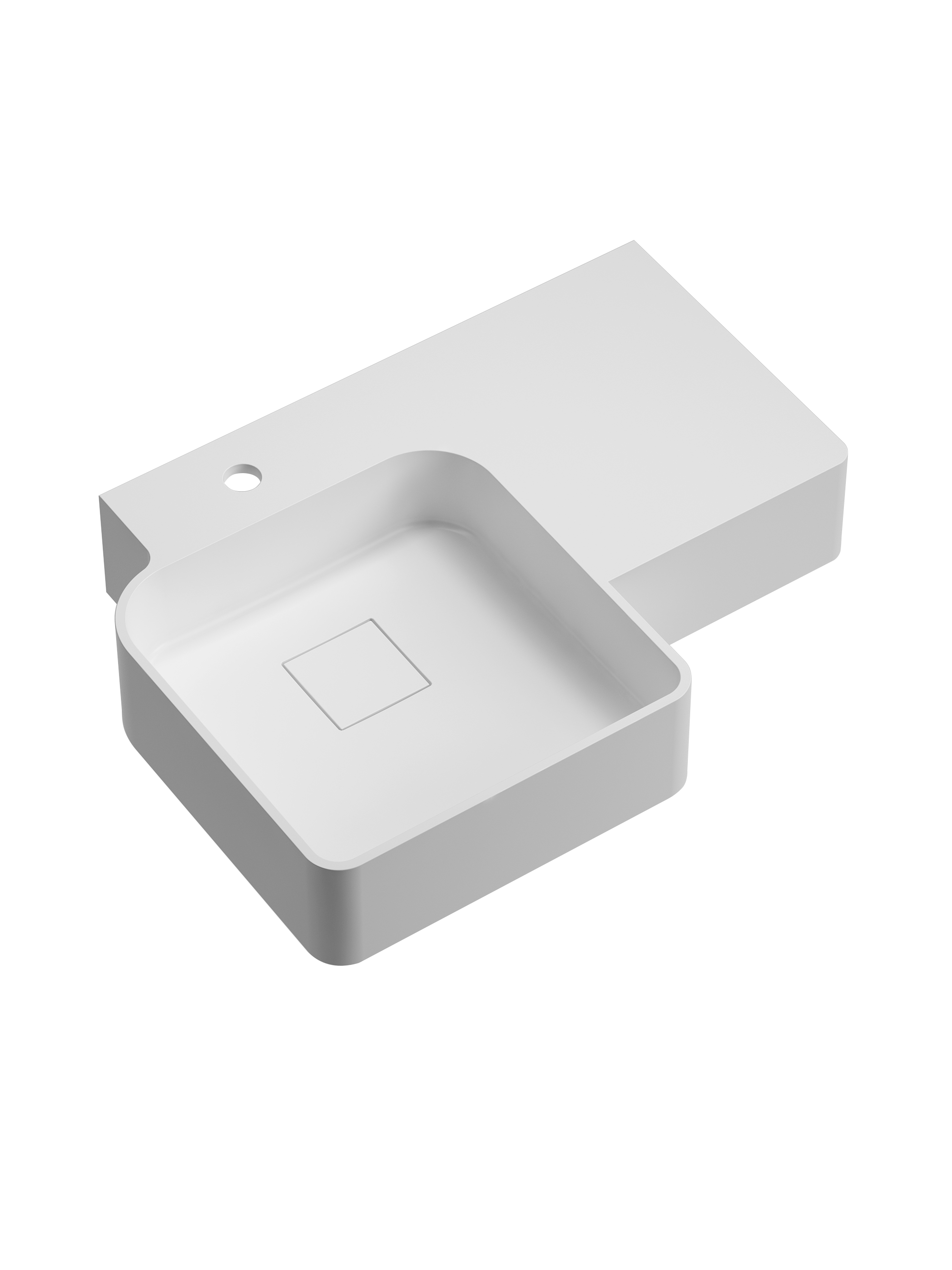 Toka Lite Compact Single Wall Mounted Basin - 680mm - WM03-680