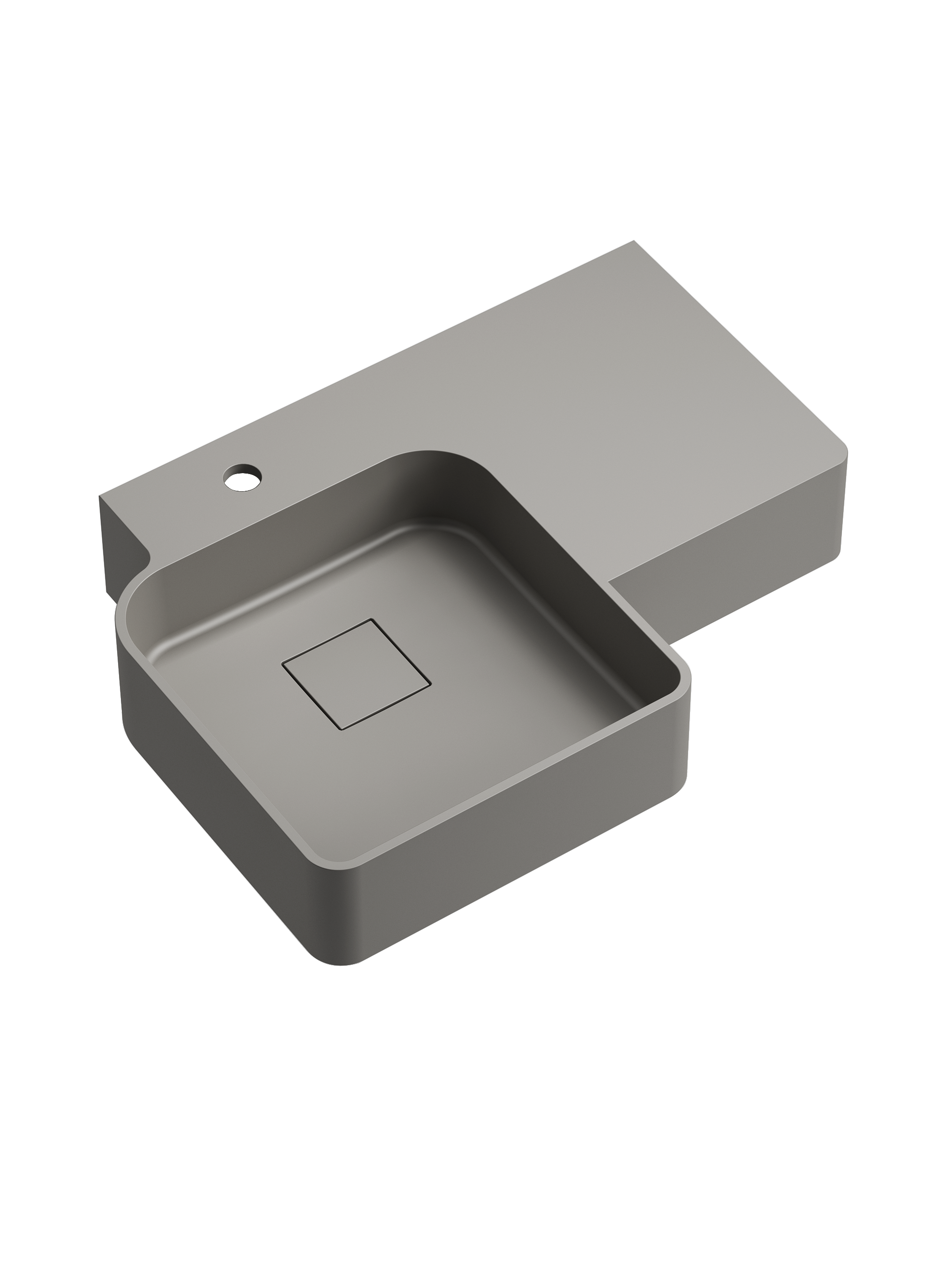 Toka Lite Compact Single Wall Mounted Basin - 680mm - WM03-680
