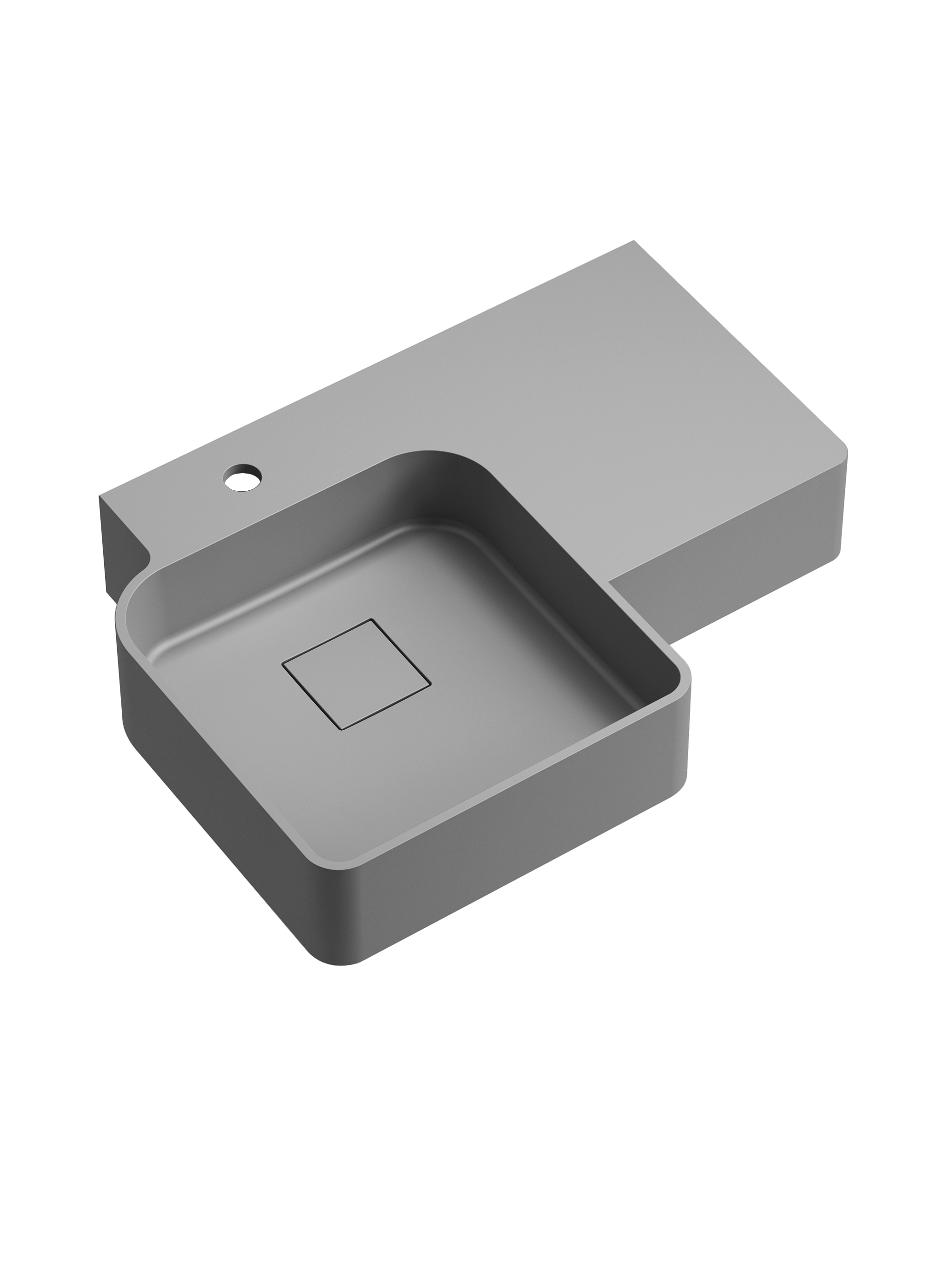 Toka Lite Compact Single Wall Mounted Basin - 680mm - WM03-680