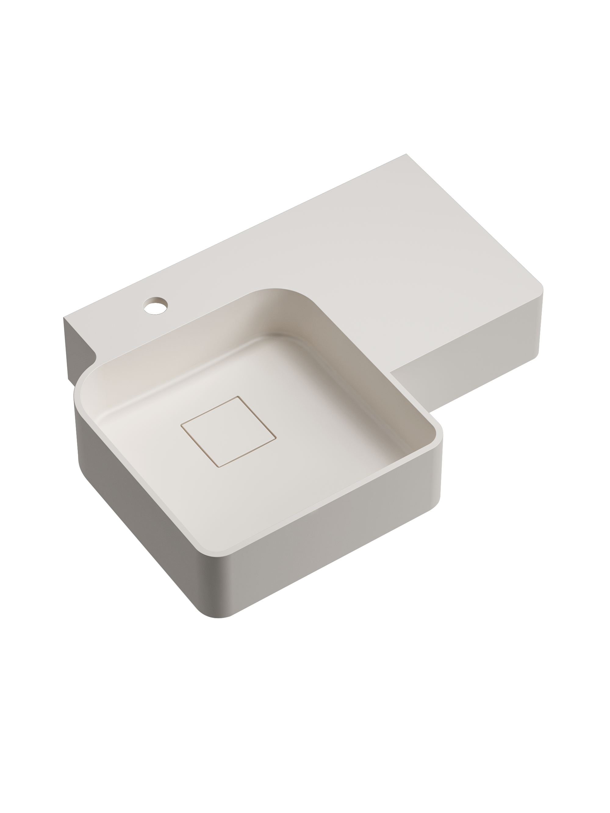 Toka Lite Compact Single Wall Mounted Basin - 680mm - WM03-680