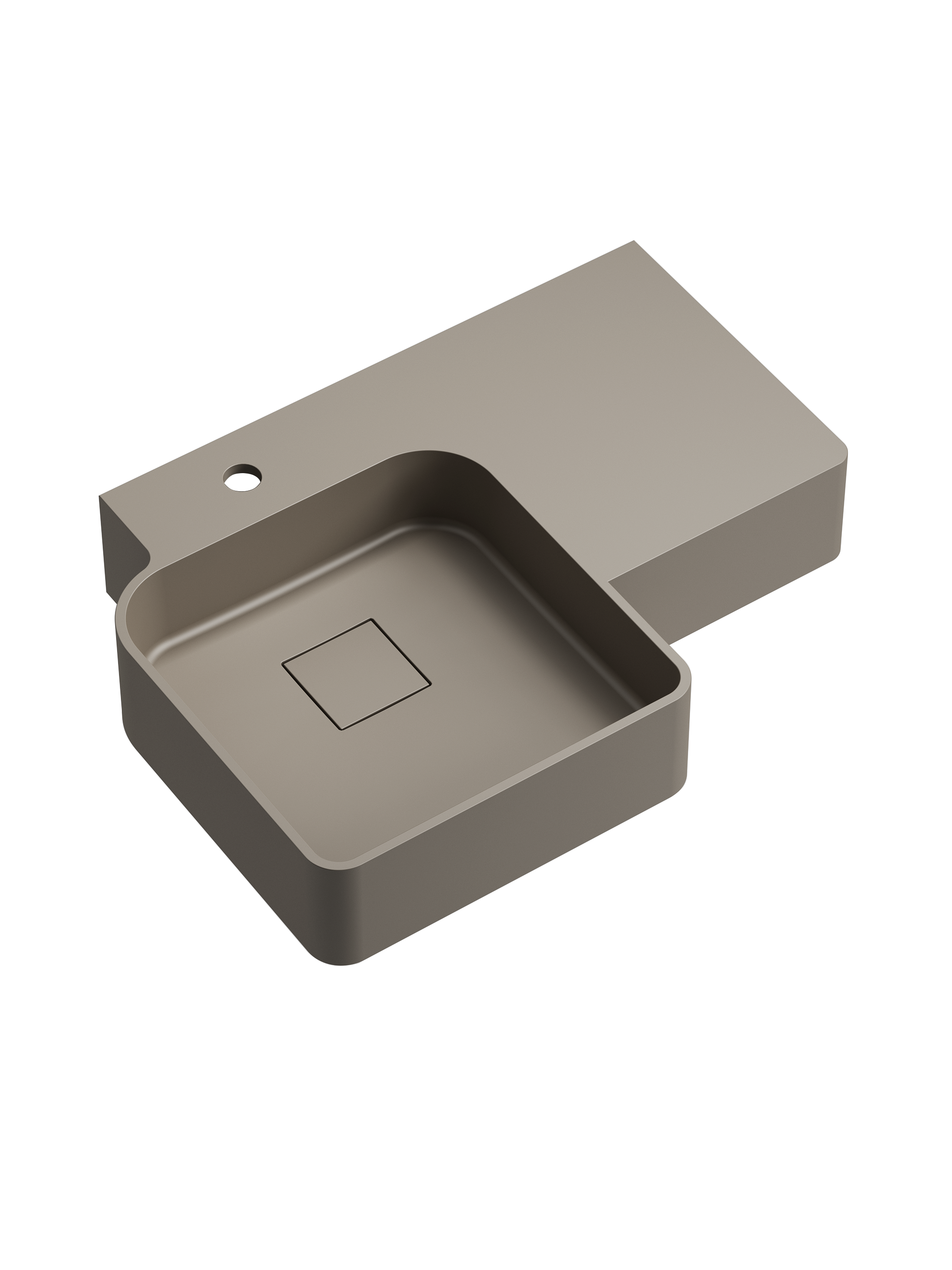 Toka Lite Compact Single Wall Mounted Basin - 680mm - WM03-680