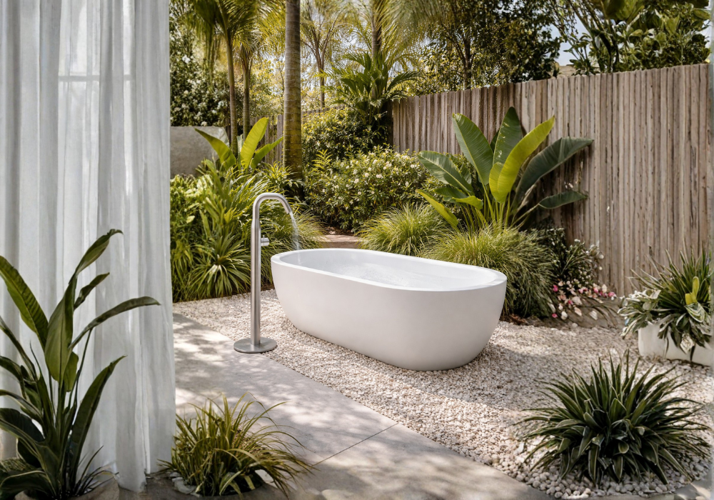 Yamba Outdoor Freestanding Bath Filler - A1012