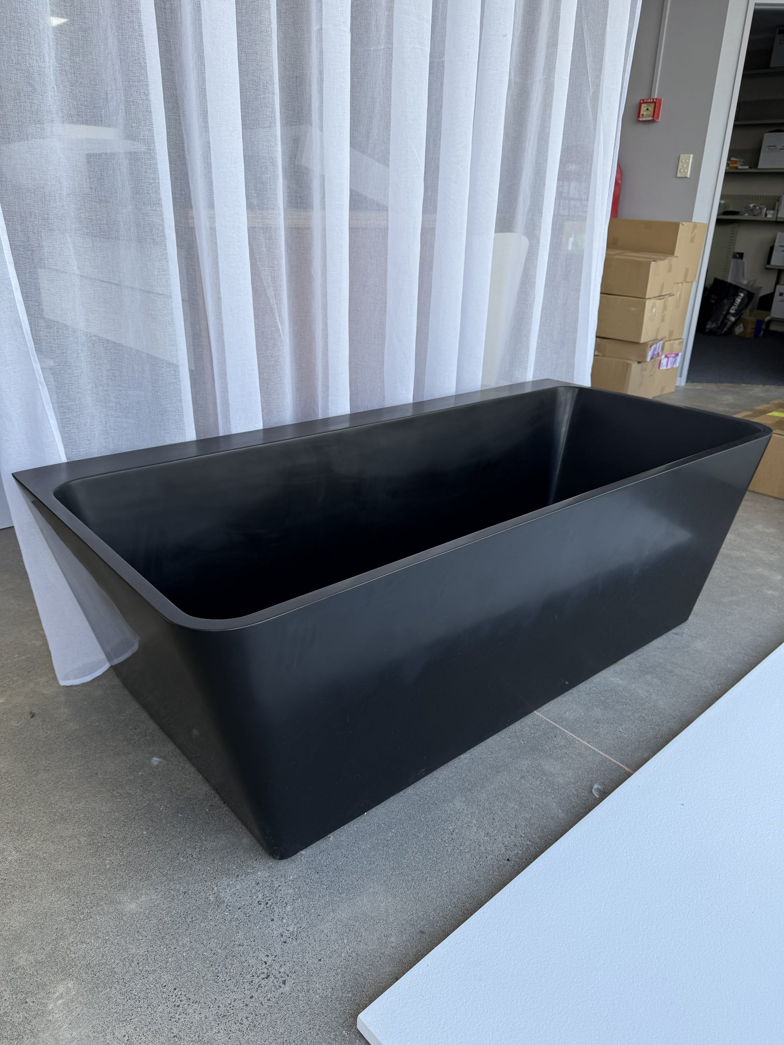 Addison 1600mm Back-to-Wall Matte Black - ex-Display