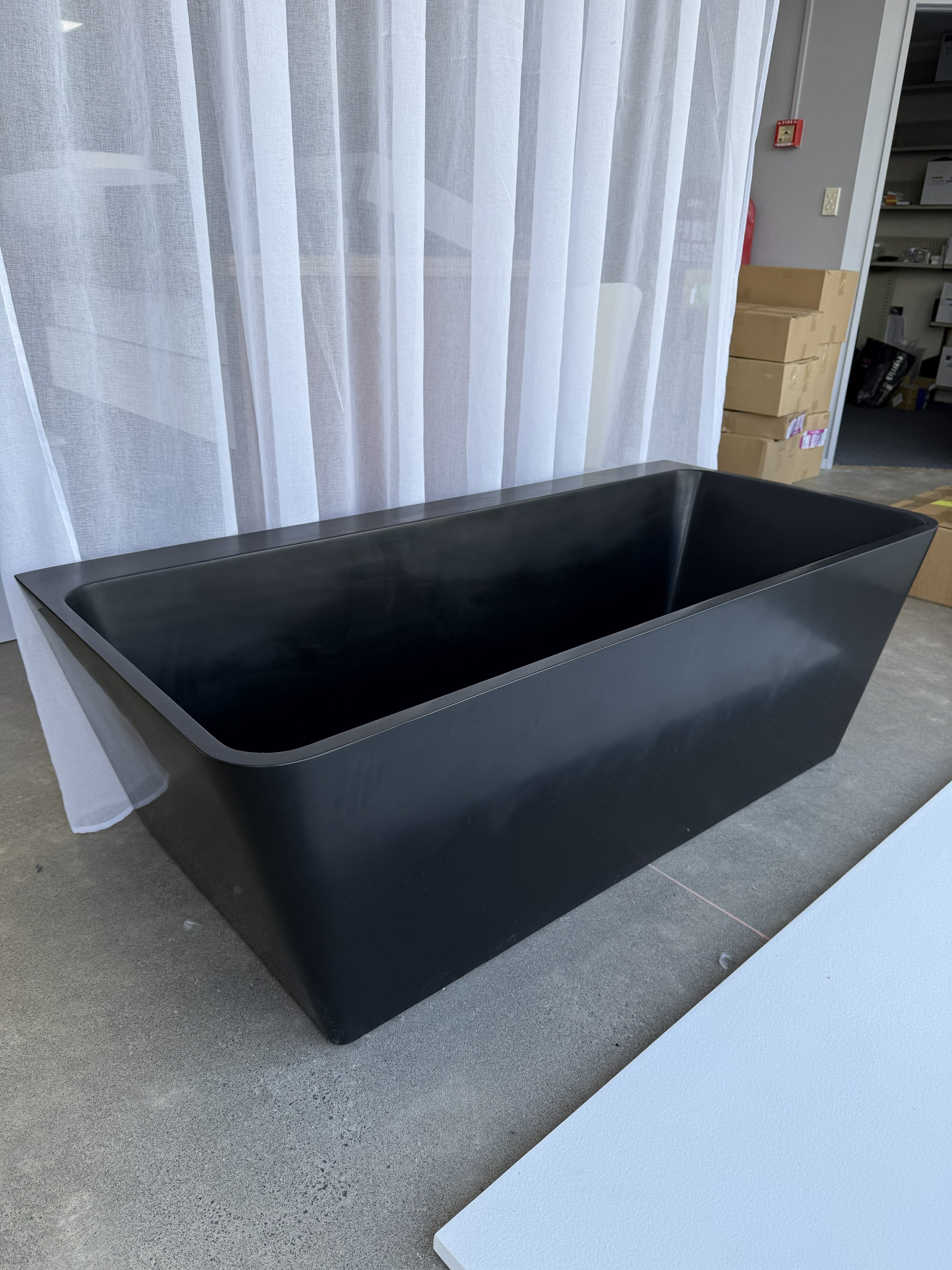 Addison 1600mm Back-to-Wall Matte Black - ex-Display