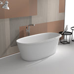 Gia Large Deep Soak Freestanding bath - 1600mm - G65195