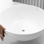 Hugi Round Stone Bath - Statement Luxury Piece - 1500mm - B056