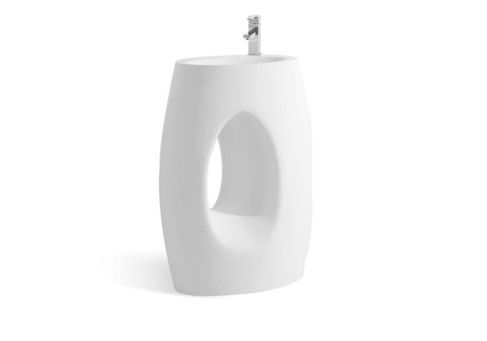 Hugi Unique Freestanding Basin - Architecturally Inspired - 845mm - B1388