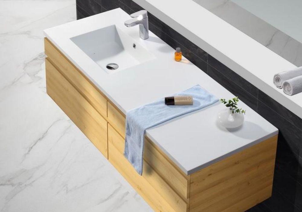 Hugi Stone Vanity Top Basin - 1465mm - B1552