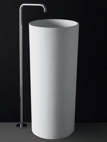 Toka Lite Jess - Cylindrical Pedestal Stone Basin - 830mm - CSB83