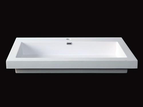 Toka Lite Stone Basin - Semi Built-In - 743mm - CSB44