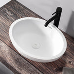Solid Oval Shaped Basin - 590mm - B1301-A